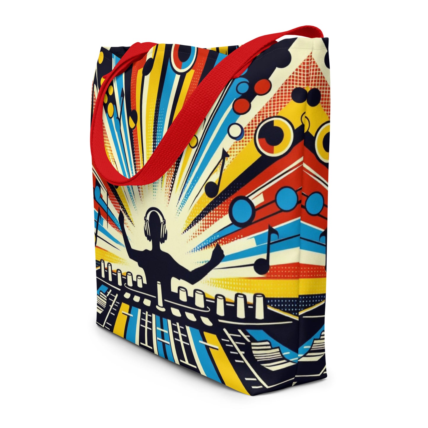 Large Tote Bag - Electro House Music