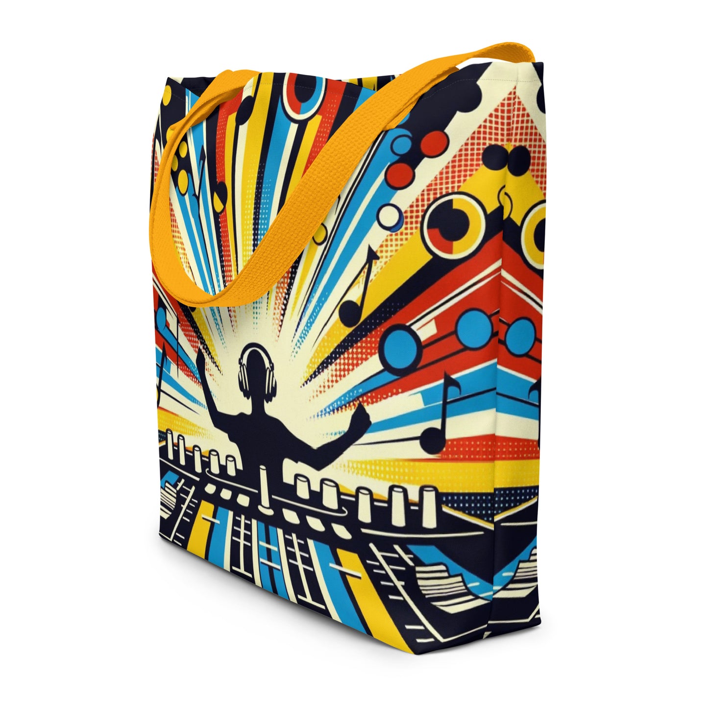 Large Tote Bag - Electro House Music